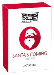 Фото Secura Презервативы Santa's Coming pack of 3