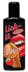Фото Съедобные масла и гели Оральная смазка Lick-It Клубника