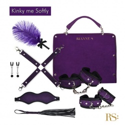 Фото Наручники Подарочный набор для BDSM RIANNE S - Kinky Me Softly Purple